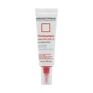 ژل لايه بردار AHA و PHA تايم تيپيک 15% پوست چرب و مختلط 30 ميلی ليتر درماتيپيک DERMATYPIQUE