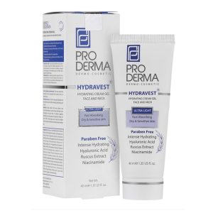 كرم ژل آبرسان صورت و گردن هيدراوست 40 گرم پرودرما Proderma