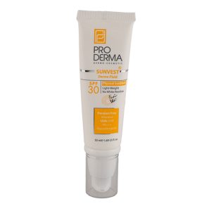 فلویيد ضد آفتاب SPF30 بی رنگ پوست معمولی و حساس 50 میلی لیتر پرودرما Proderma